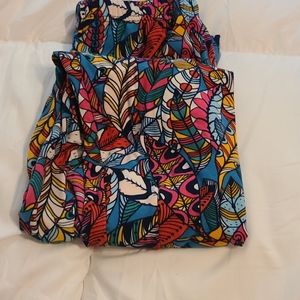 Agnes and Dora floral s/m leggings